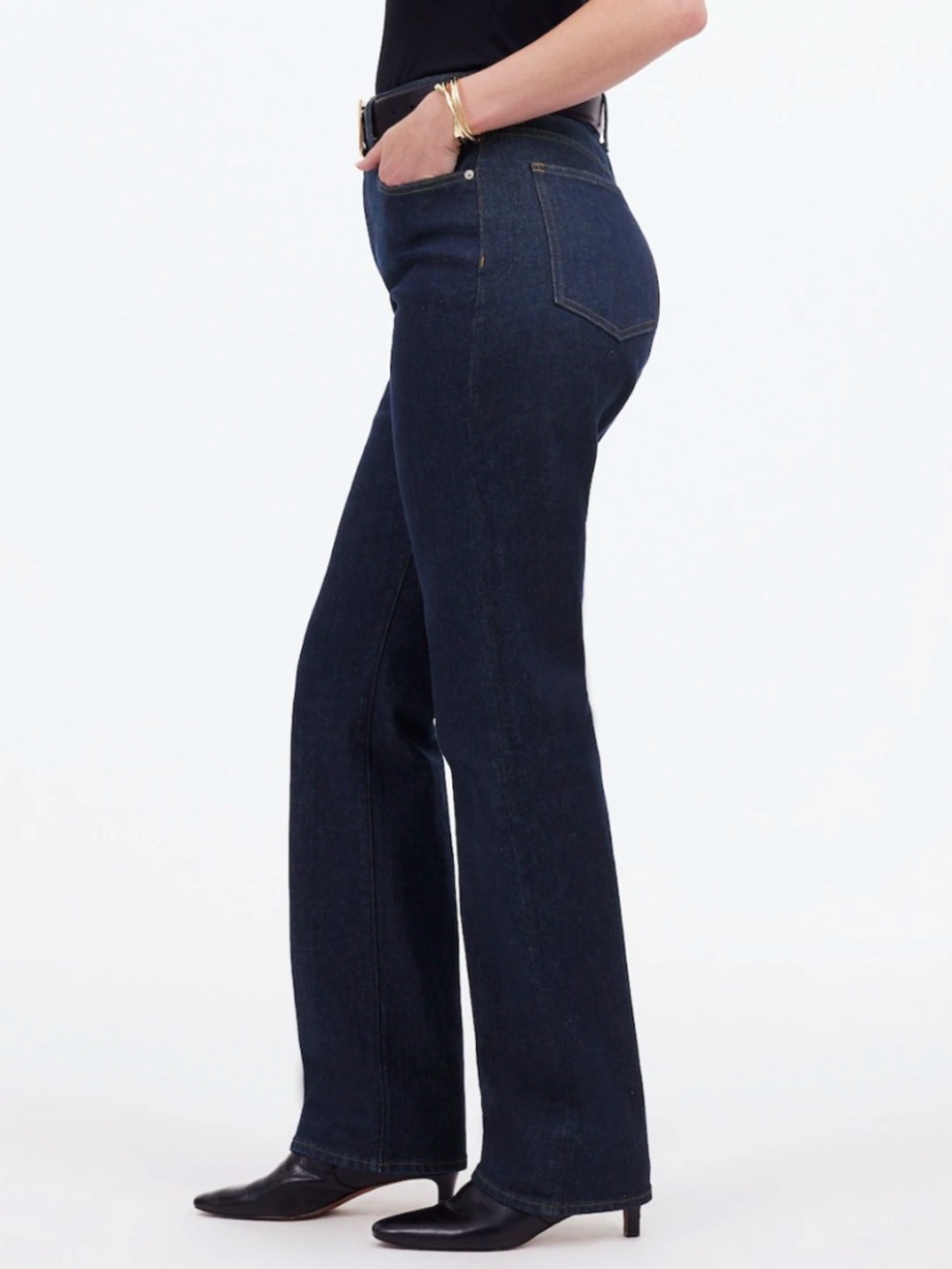 NWT Madewell The Curvy '90s Straight Jean Norman Wash Comfort Stretch Size 26 - Picture 3 of 16